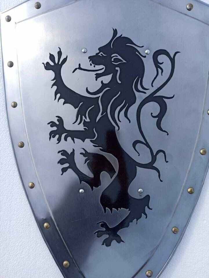 Medieval Fully Functional Dragon Warrior Templar Shield Medieval Knight Shield