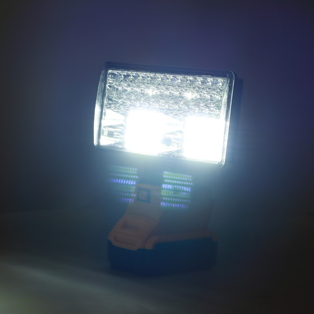 3×Cordless Led Work Light For Dewalt 20V Battery,Portable Flood Light Flashlight