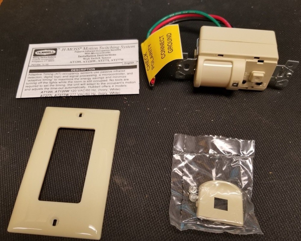 Hubbell HBL AT277I H-Moss 277V Wall Switch Sensor