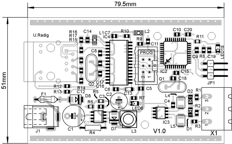 Radig DMX Artnet Node PCB Module Artnet - DMX