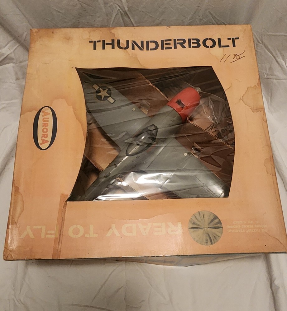 RARE!! AURORA THUNDERBOLT P-47 COMET,THIMBLE-DROME,COX,WEN-MAC,TESTORS