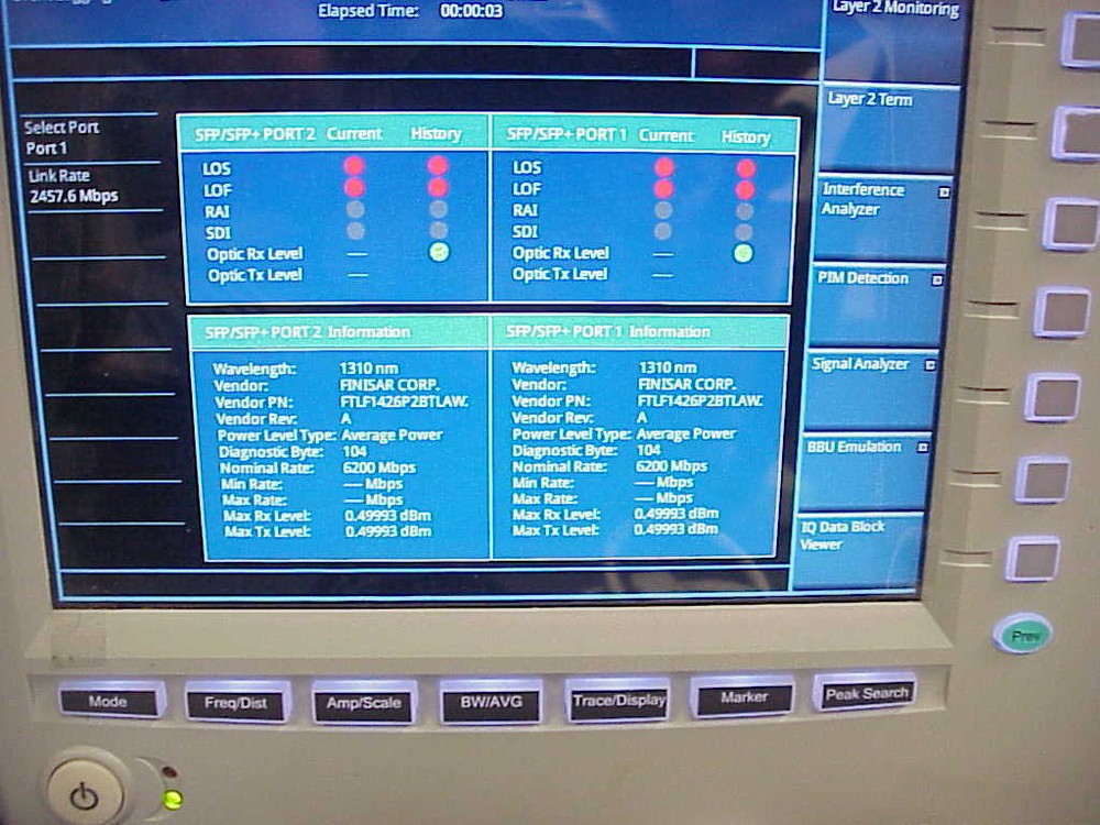 JDSU CellAdvisor Base Station Analyzer JD745B with RFoFiber analyzer [CPRI]
