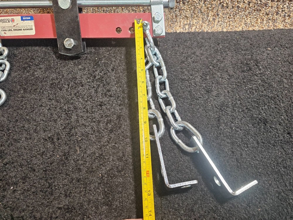 Matco Tools EH1500 1500Lbs 18"L Engine Hanger, Burgundy