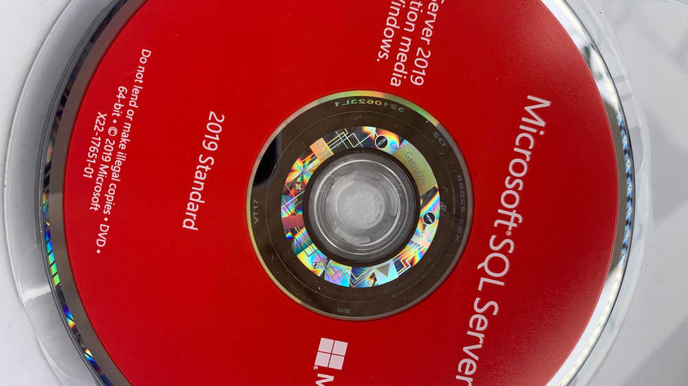 SQL Server 2019 Standard 24 Core DVD COA Genuine Holographic Authentic Retail