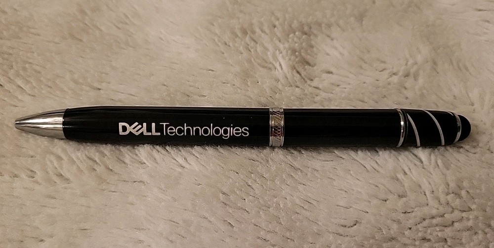 Dell Computer Technologies/ Intel Gaudi Promo Ballpoint Pen, Spinner, & Stylus