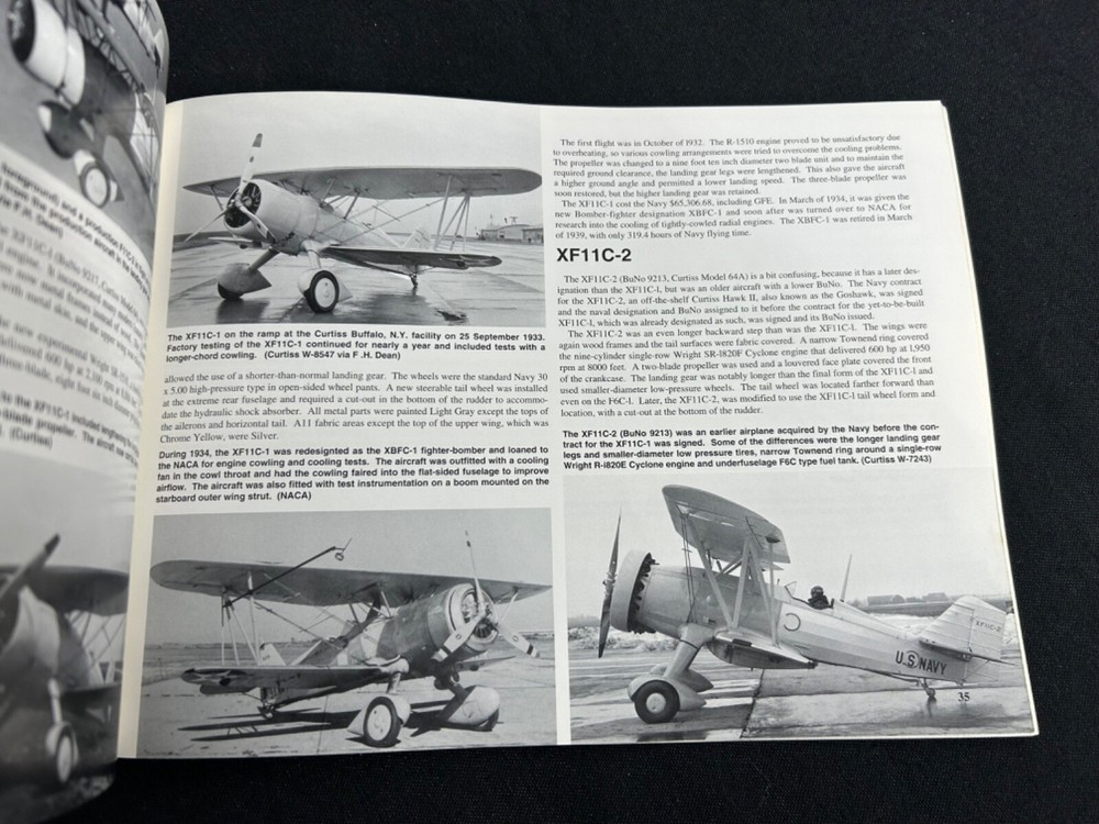 Curtiss Navy Hawks In Action Book