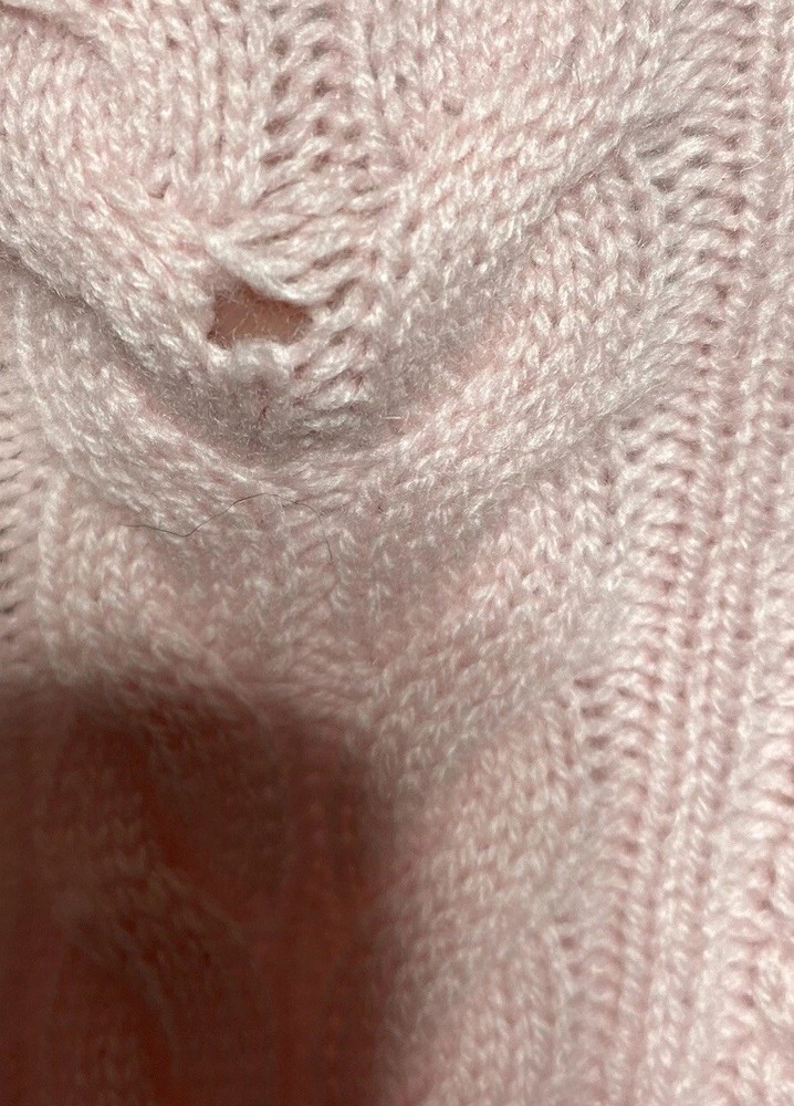 St John Sport Sweater Size Medium Pink Soft Knit