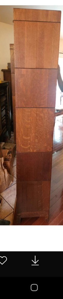 barrister bookcase antique