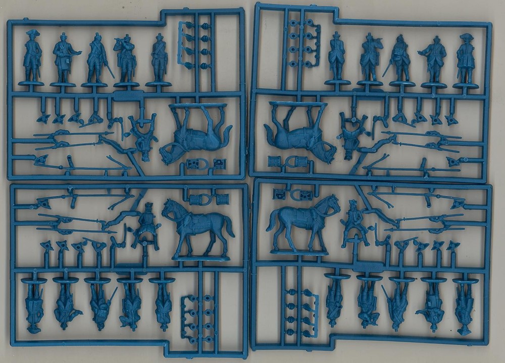HaT Miniatures 1/72 SEVEN YEARS WAR PRUSSIAN COMMAND Figure Set