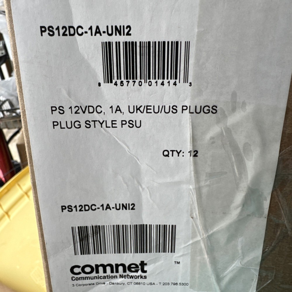 Comnet PS12DC-1A 12V 1A Power