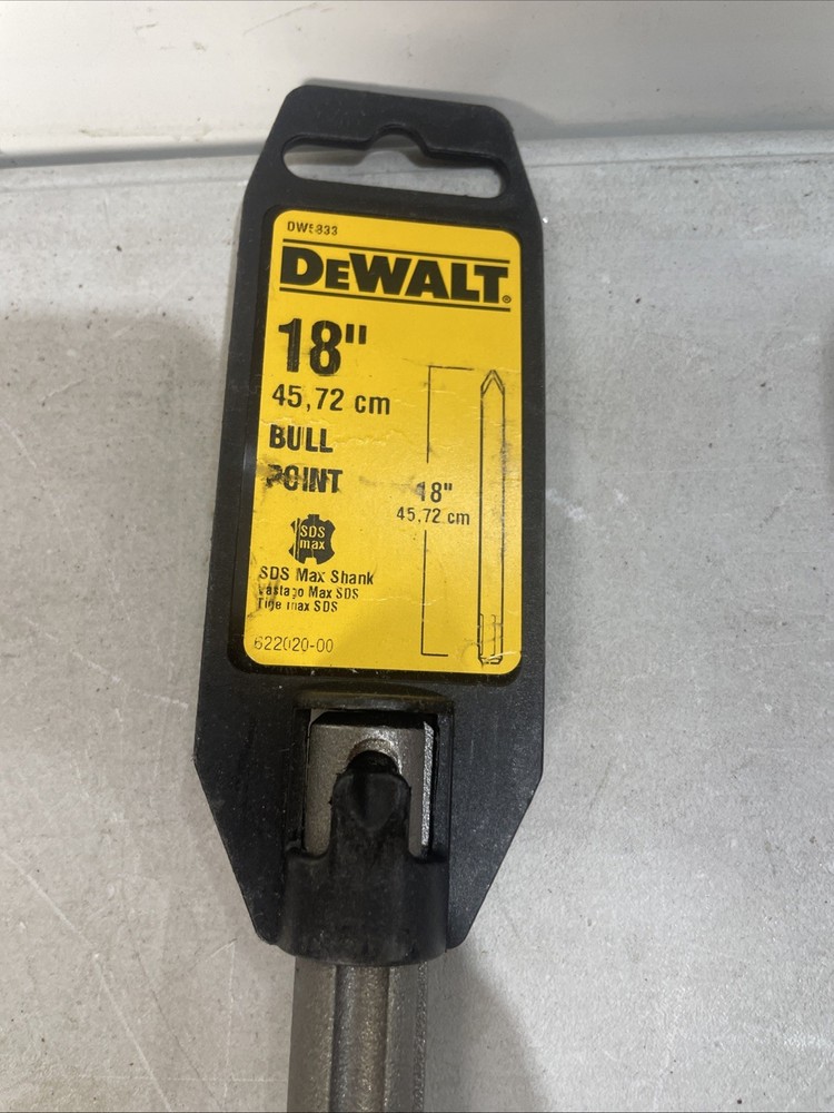 DEWALT DW5833 18" SDS MAX SHANK BULL POINT TOOL