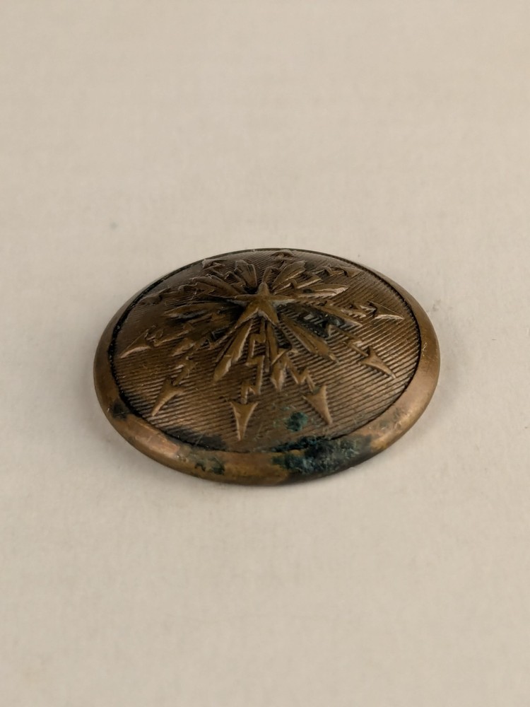 Early Swedish Telegraph Operator Uniform Button Original * M2C