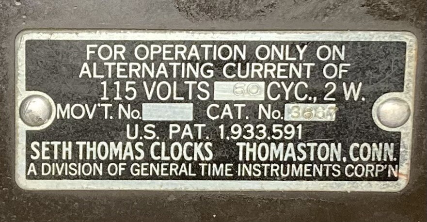 Seth Thomas Ship's WHEEL Electric Clock - Helmsman WORKING
