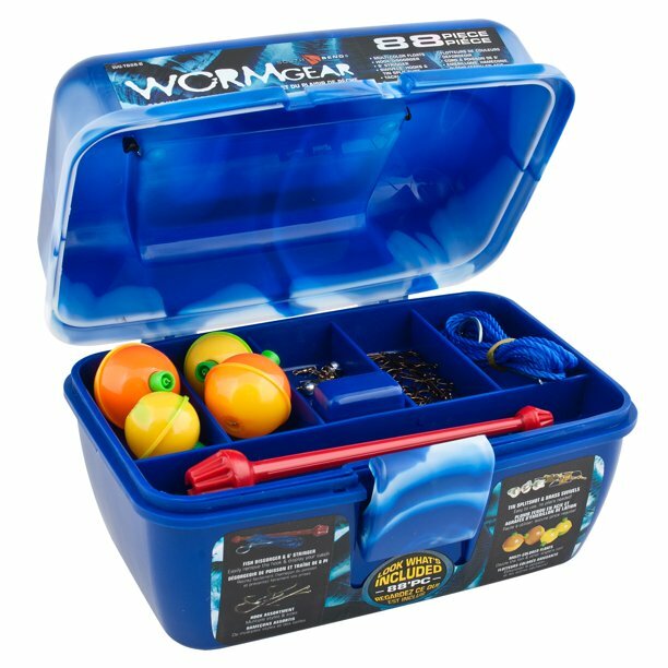 South Bend Worm Gear 88 Piece Tackle Box