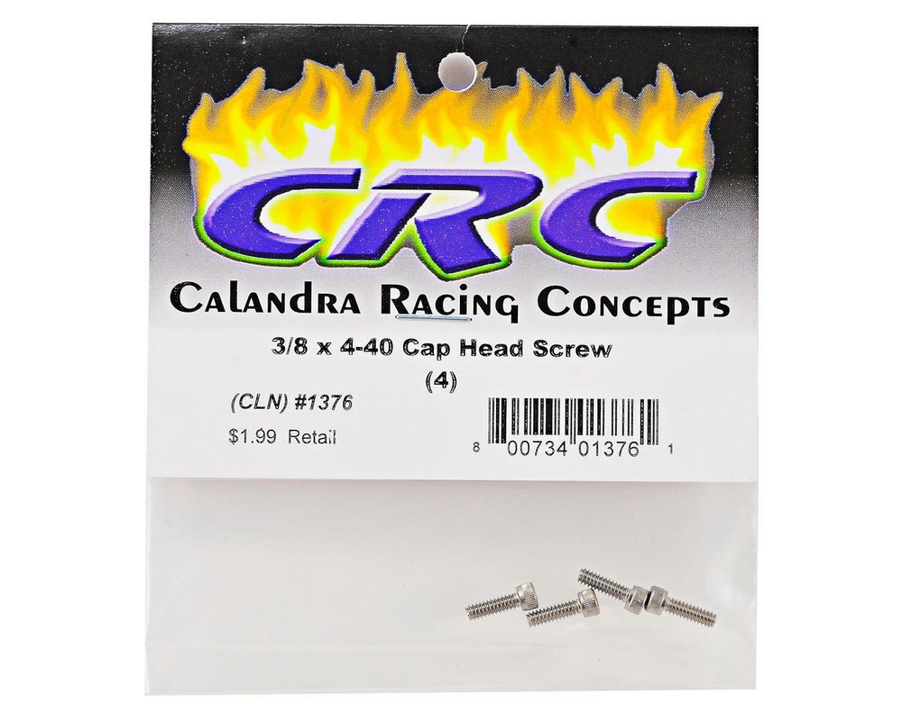 CRC 3/8x4-40 Cap Head Screw (4) [CLN1376]