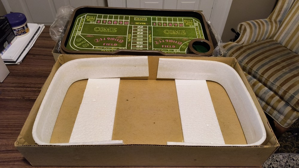 Waco Auto-Shooter Craps Table Fully Automatic Dice Roller Complete New Working!