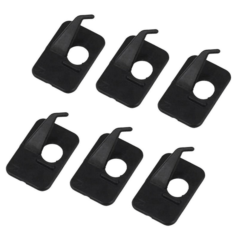 6pcs Arrow Rest Plastic Right Hand Set Training Black Accessory Useful