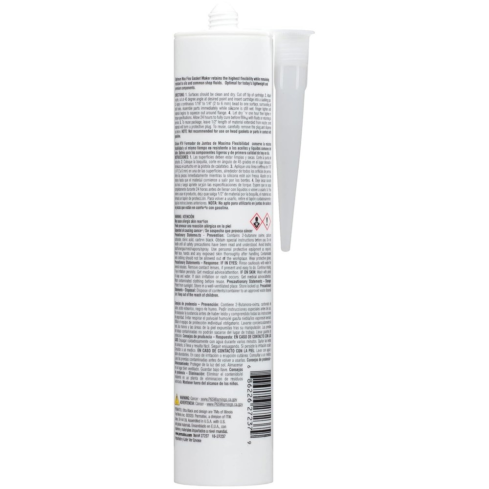 Permatex Optimum Black Gasket Maker, 13 Oz 27237