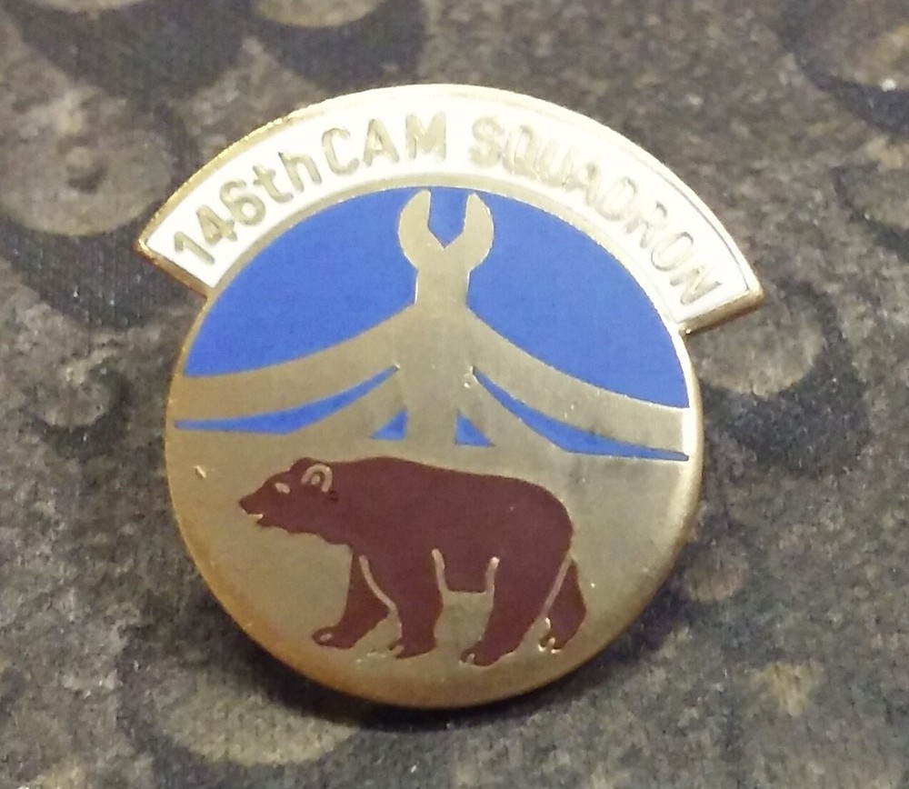 USAF 146th CAM Squadron pin badge