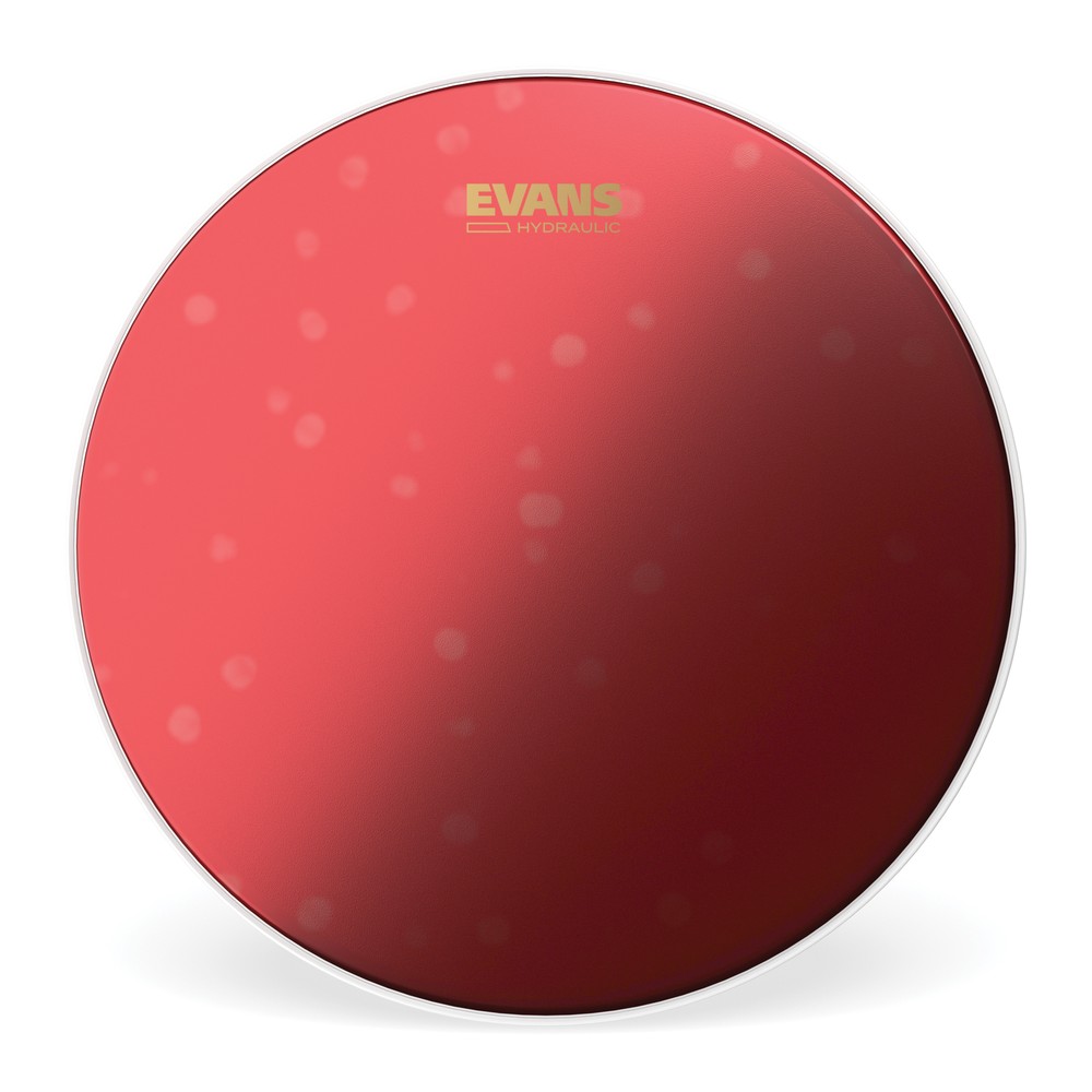 Evans Hydraulic Red Coated Snare Batter, 14 inch