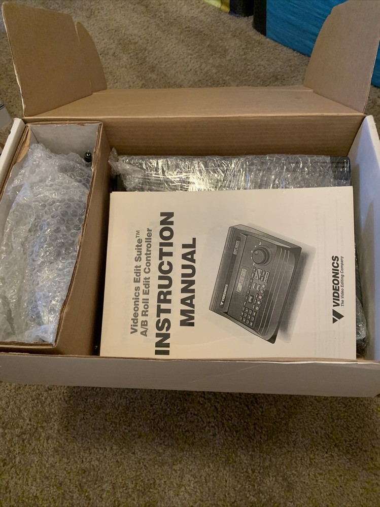 Videonics AB-1 Edit Suite A/B Roll Edit Controller Video Editor COMPLETE In BOX