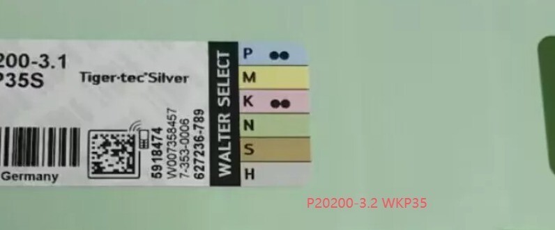 10 PCS  ORIGINAL  INSERTS  P20200-3.2 WKP35