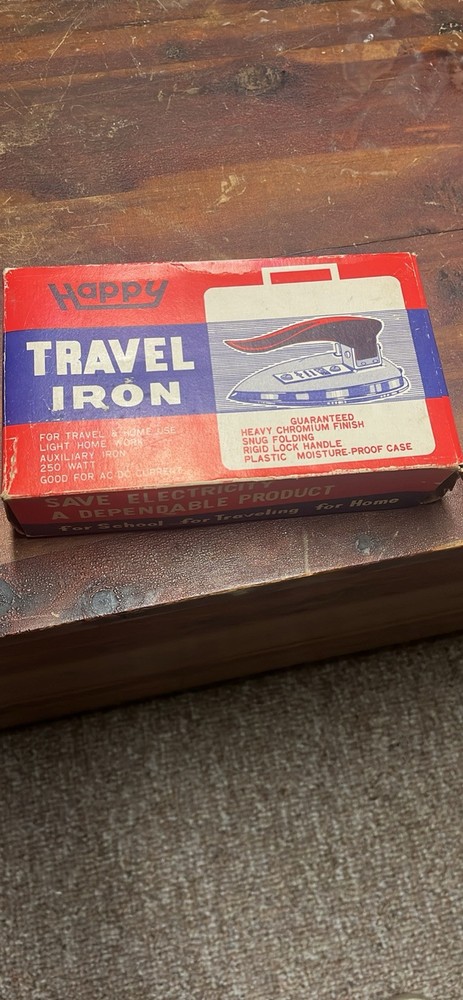 Working Vintage Travel Iron