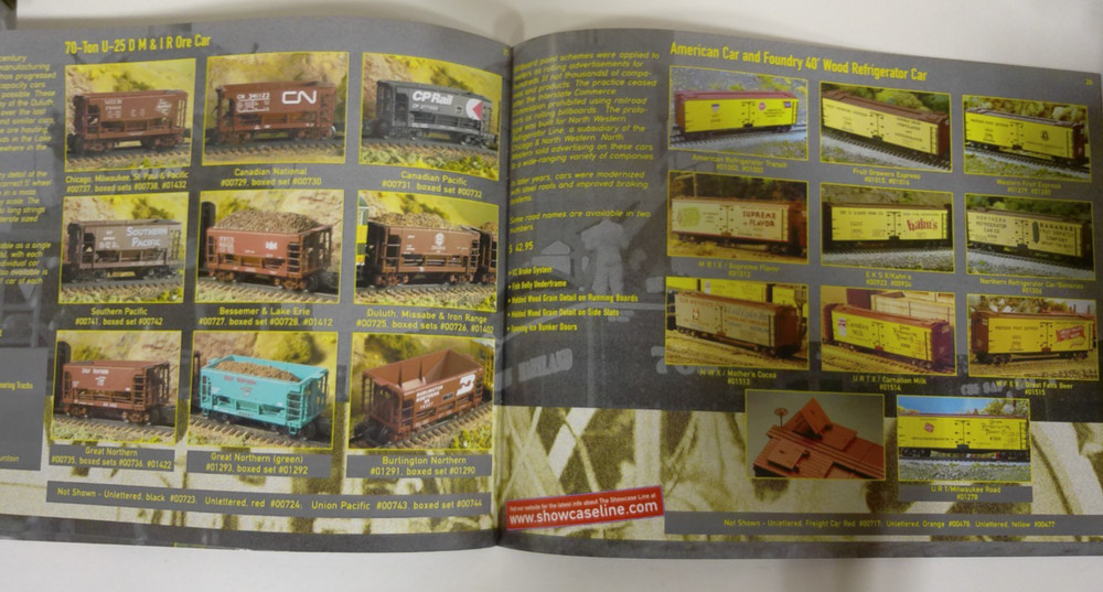 RARE The Showcase Line "S" Trains for 2005 Catalog