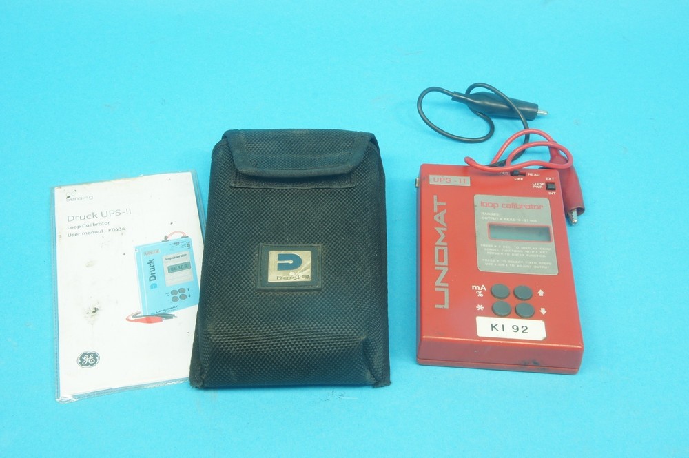 Pressure UPS-II UNOMAT loop calibrator, output & read 0-21 mA
