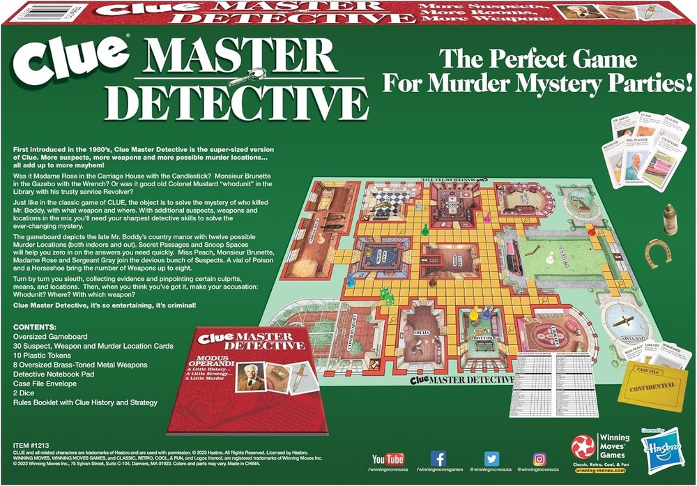 CLUE: Master Detective - Winning Moves / Hasbro