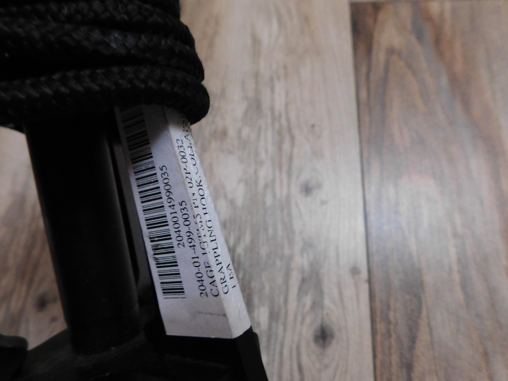 TR GEAR BLACK COLLAPSIBLE GRAPPLING HOOK