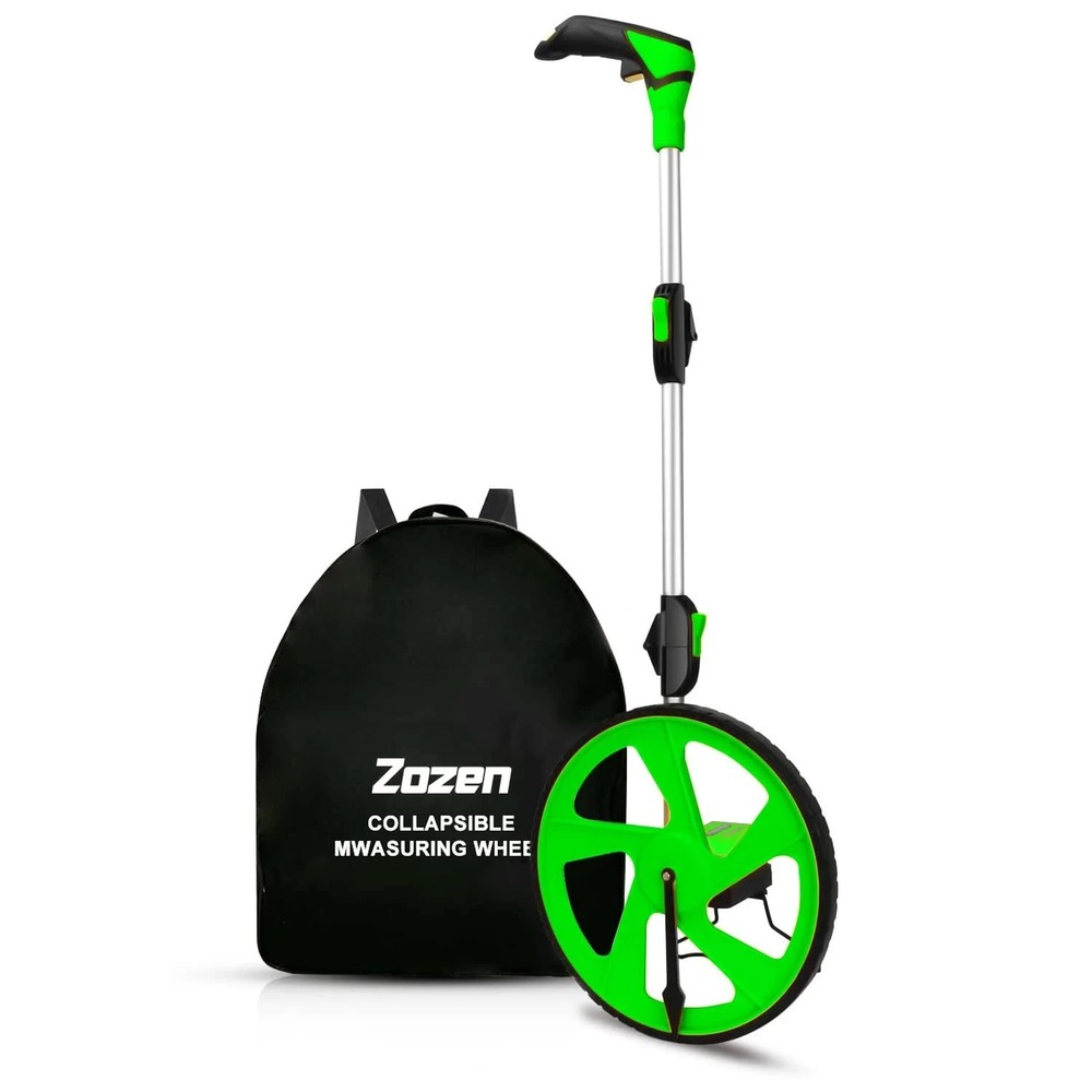Distance Measuring Wheel 10000FT Rolling Measure w/ Kickstand & Backpack
