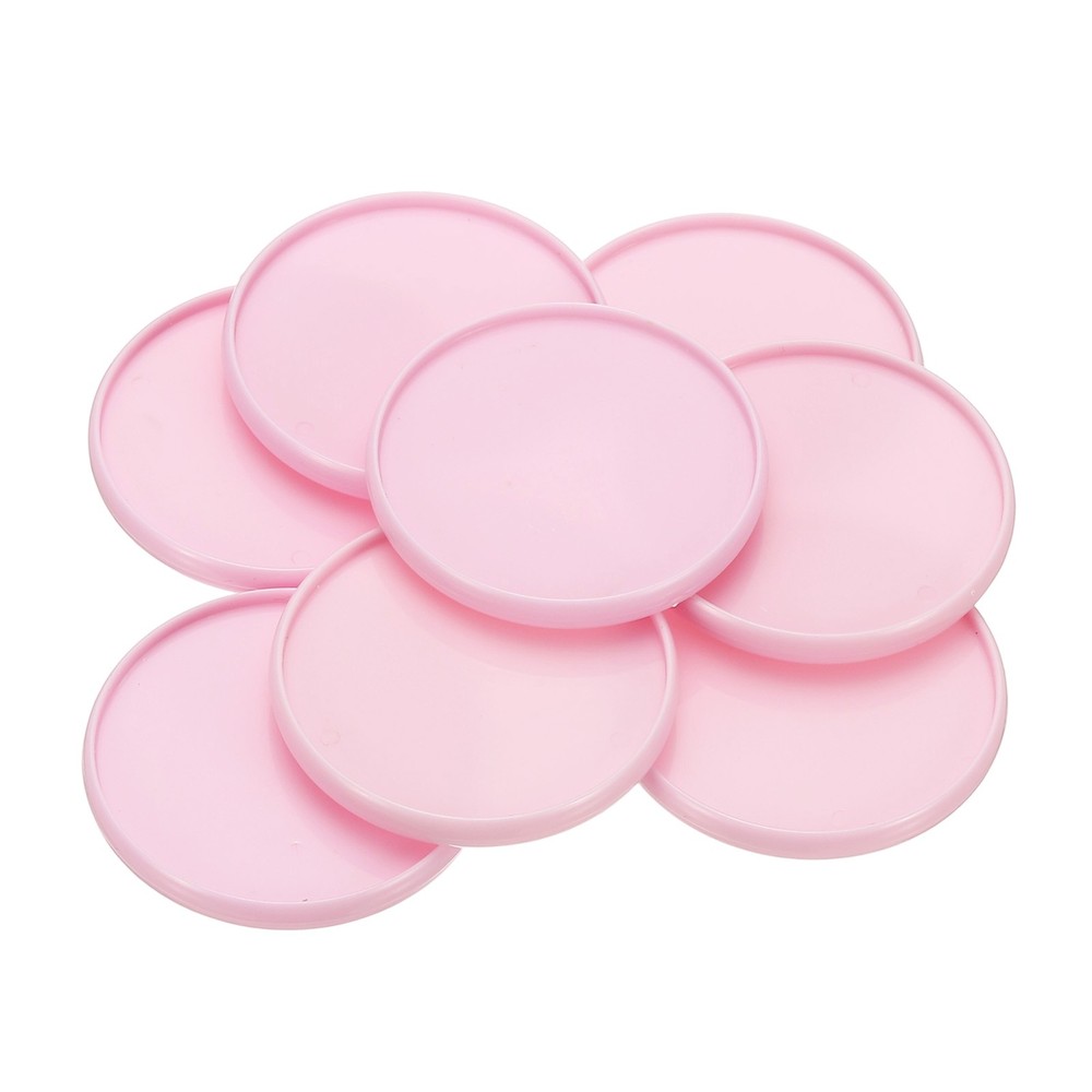 2 inch Plastic Book Binding Discs, 12Pcs Discbound Expansion Discs Round, Pink