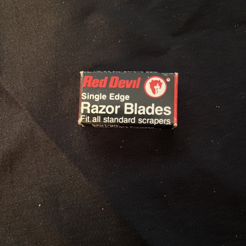 Red Devil Single Edge Razor Blades-fits all standard scrapers 5 Blades