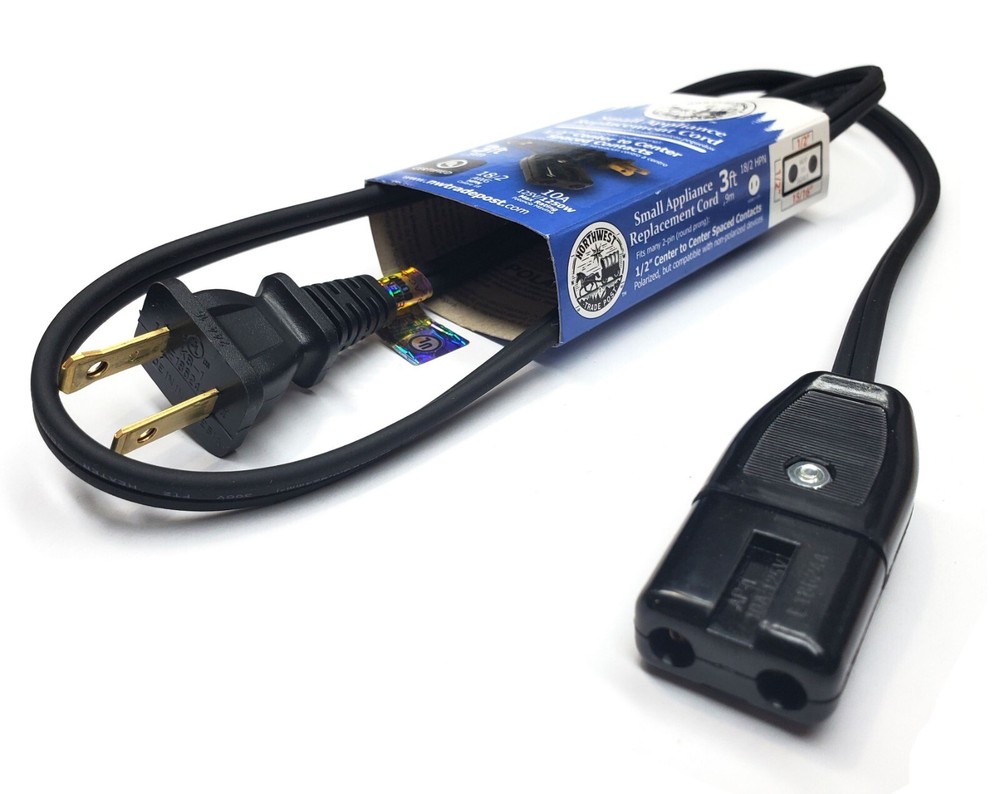 Power Cord for Regal Poly Hot Pot Insta Hot No. K7426 K7427 7429 7430 7596 7797