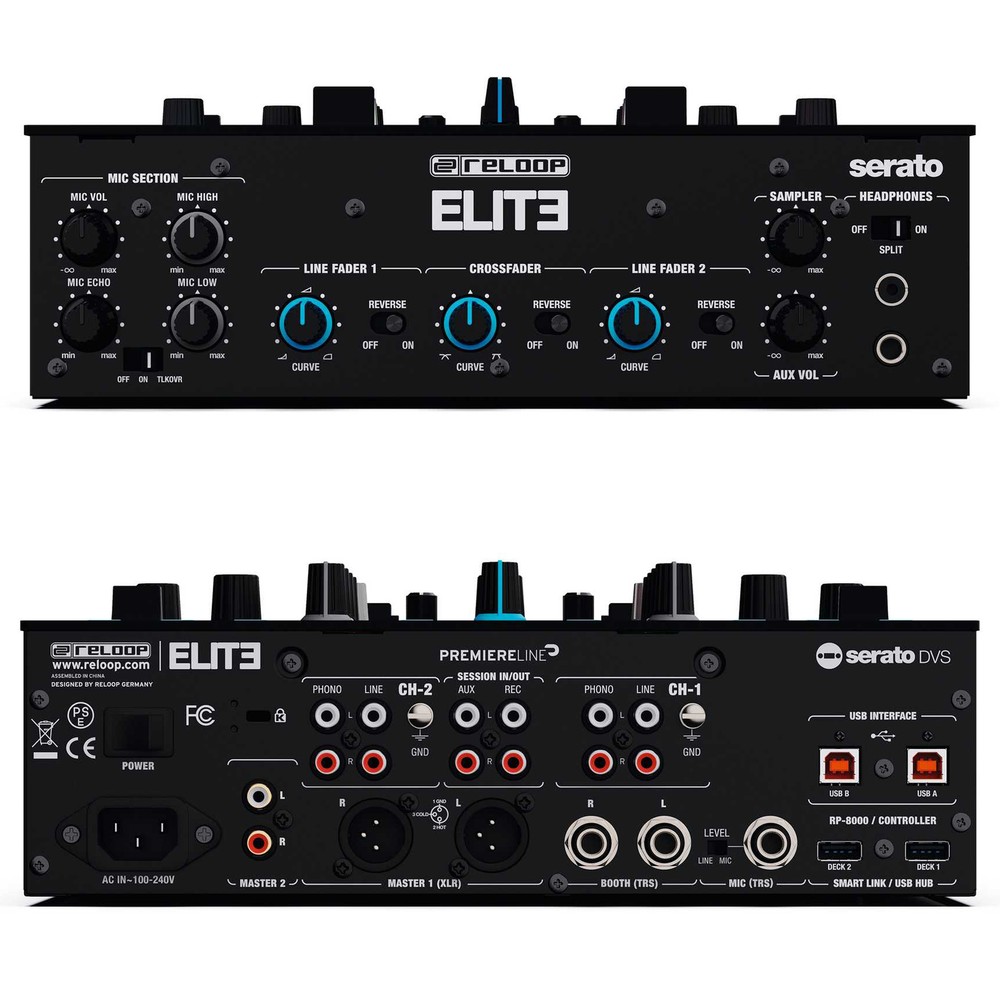 Reloop ELITE High-Performance DVS Mixer for Serato