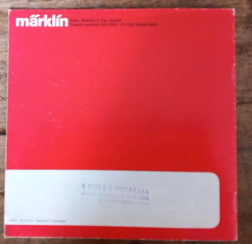 catalogo giocattoli. MARKLIN 1979.