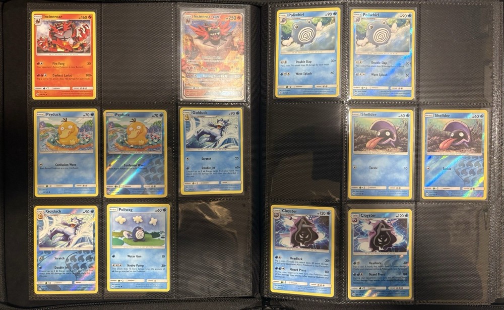 2017 Pokémon Sun & Moon Base Partial Complete Master Set, Binder Included
