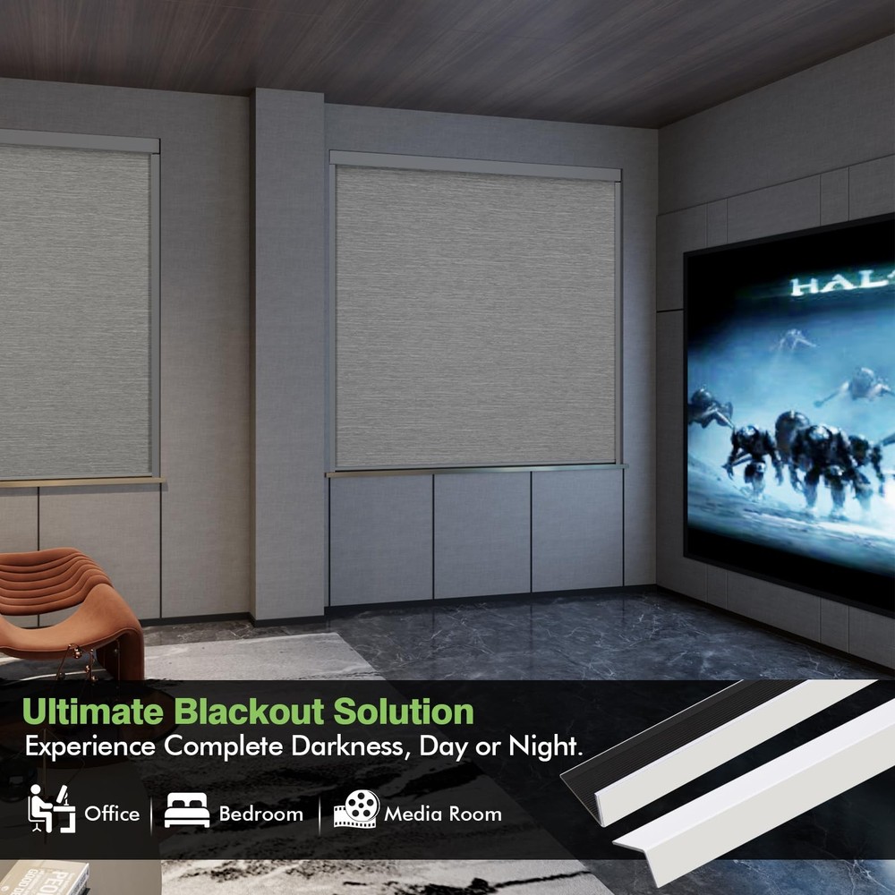 Light Blocking Strips, -Adhesive Light Blockers for Indoor Window Blinds & Sh...