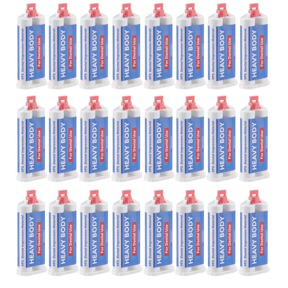 24Pack Heavy Body Fast Rapid Set Impression Material 50mL Cartridges VPS PVS New