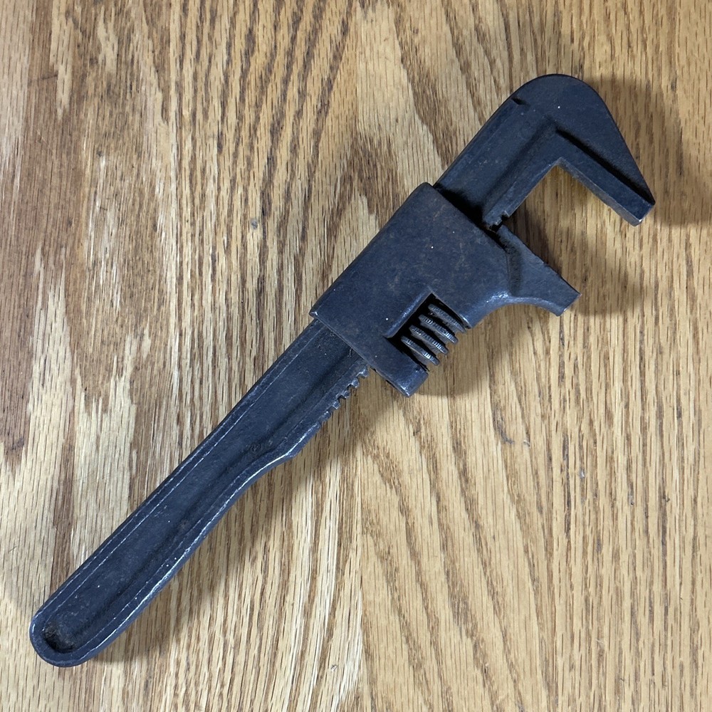 Antique 11" Drop Forged Monkey Wrench Original