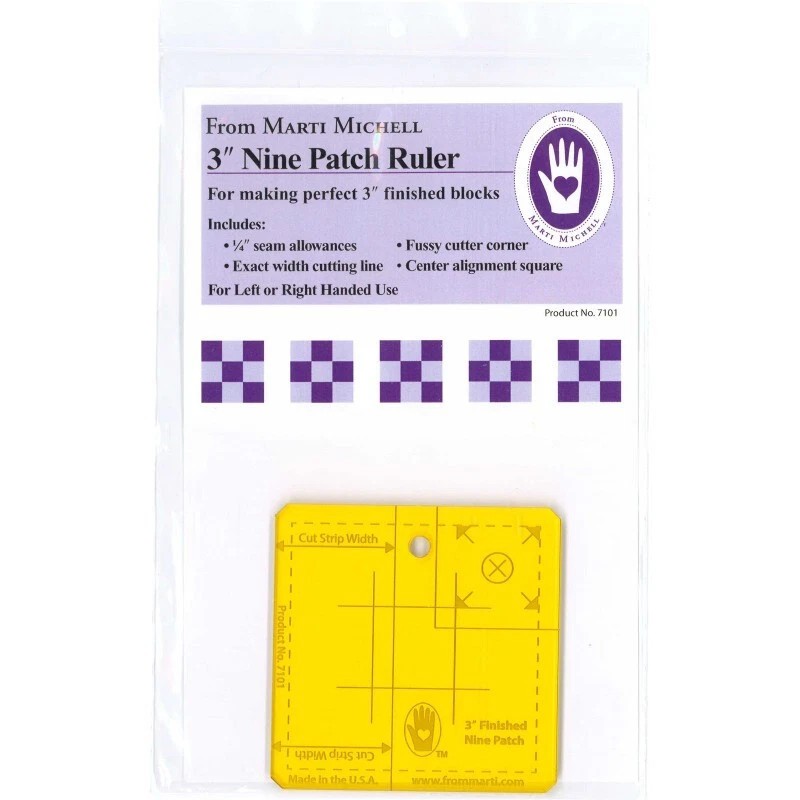 Marti Michell 3" NINE PATCH RULER TEMPLATES