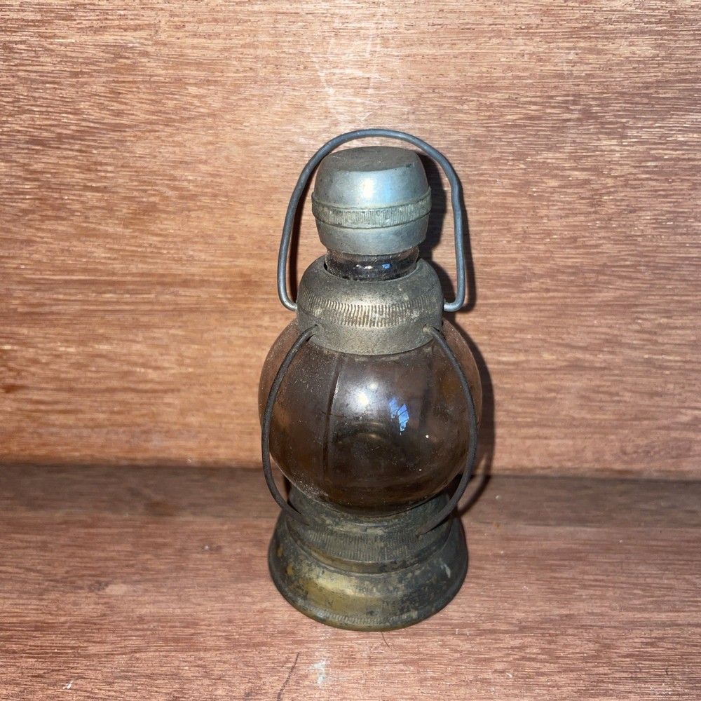 1900’s Glass Lantern Perfume Bottle.  3.5 Inch
