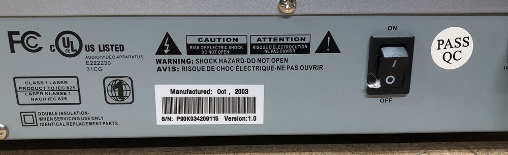 Polaroid DVP-1000 DVD Player