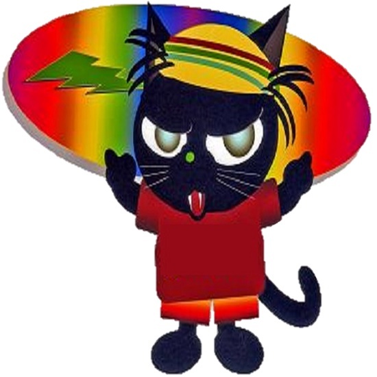 30 Custom Surfing Cat Personalized Address Labels