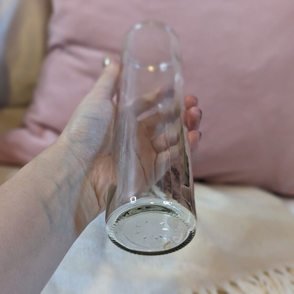 8" Tall Glass Prayer Candle Jars| EMPTY