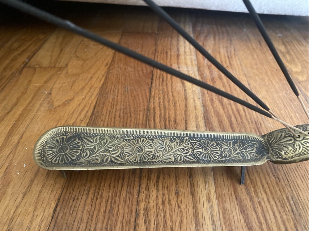 Incense Stick Holder Bronze Peacock Incense Burner