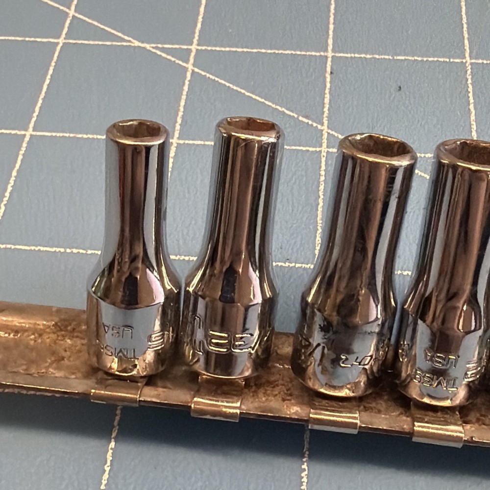 Snap On 110TMSY 1/4" 10PC Semi deep See Set