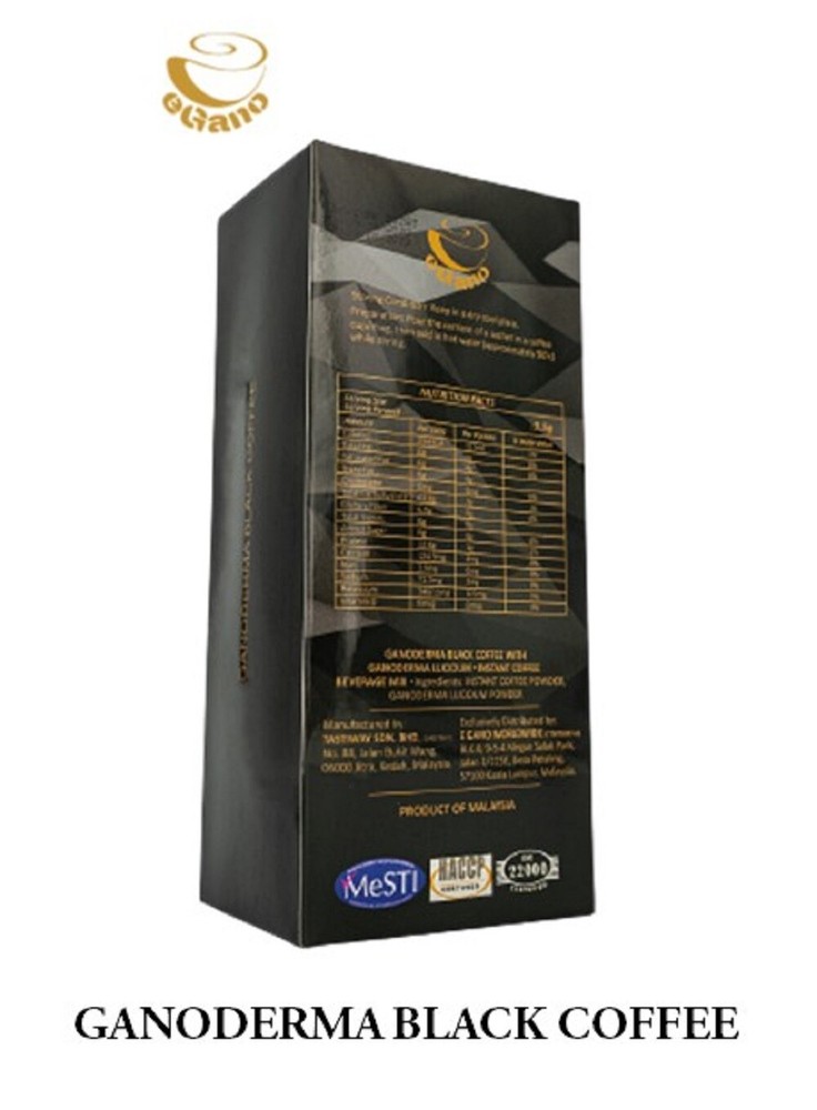 eGano 6 Box Premium Ganoderma Black Coffee Exp 2025 Expedited