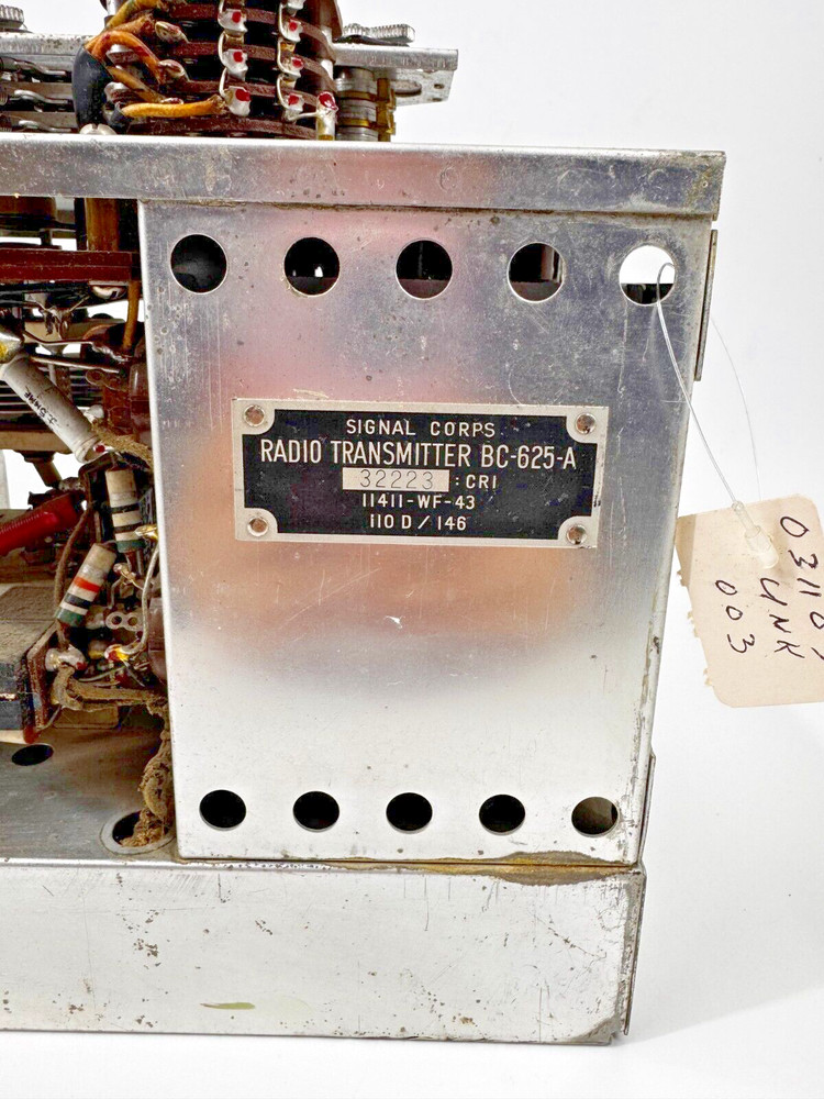 Signal Corps Radio Transmitter BC-625-A